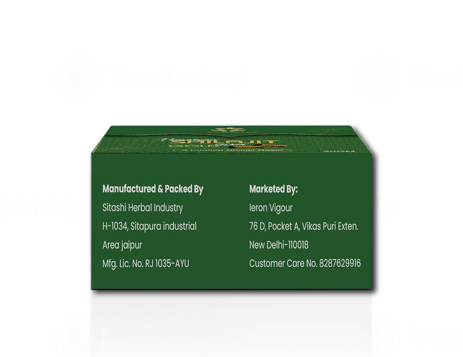 Ieron Vigour Himalayan Shilajit